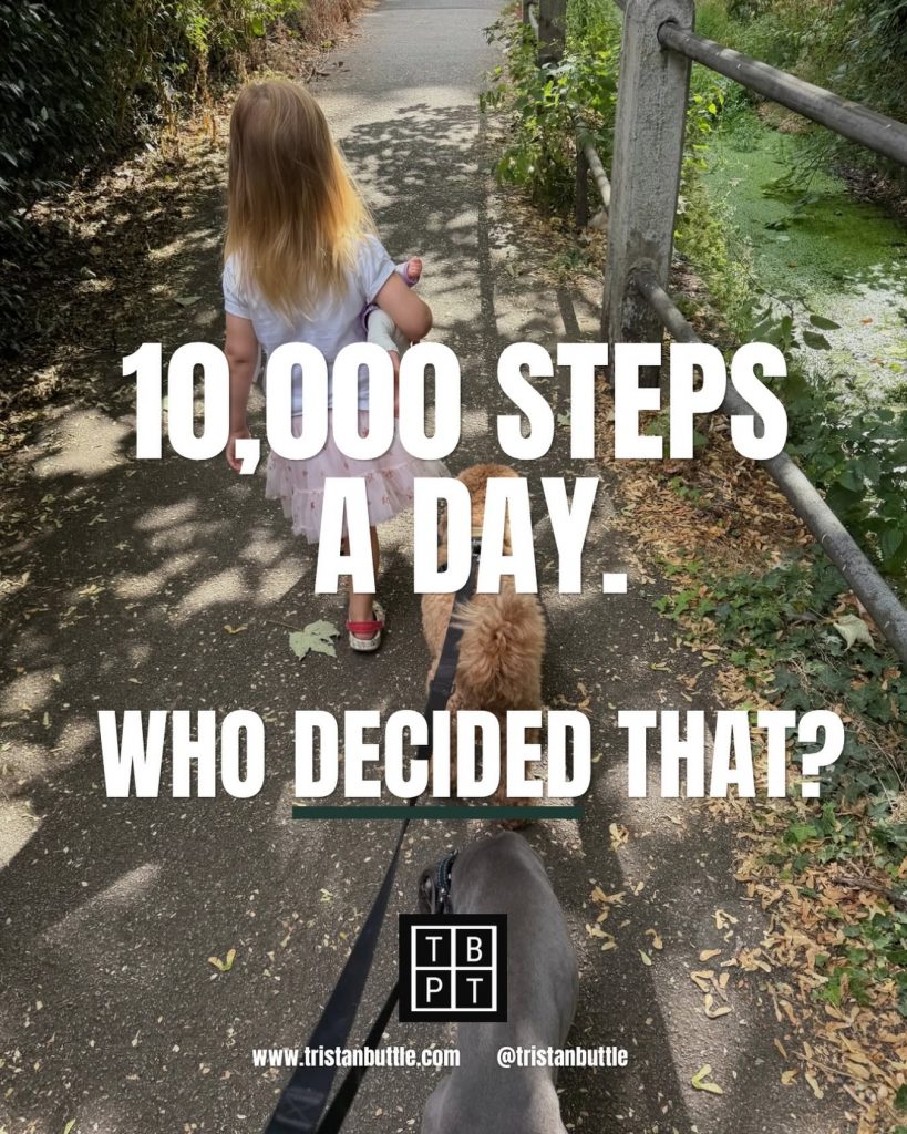 10,000 steps, who decided that?